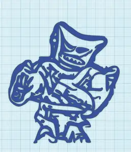 DANCING ALIEN - (TRANSFORMERS) ROBOT CHICKEN - WALL ART