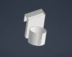 phone charger and cup holder for a car