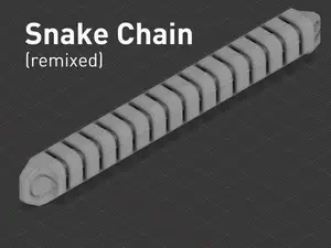 Snake Keychain (remixed)