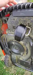 Front wheel widening for Worx Landroid M500+ robot lawn mower