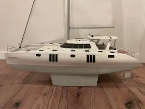 (non) Rc Sailing Catamaran model Wave 58 "Sta Ana"