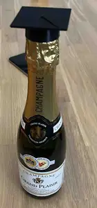 Graduation Hat for Champagne Bottle