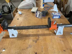 Stands and spacers for 3/4" pipe clamps
