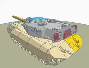 Leopard Tank (with movable barrel and other features)