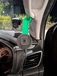 Isuzu MUX A pillar grab bar quad lock mount