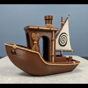 Benchy Moana: the ocean chose this Benchy (and your printer obeyed)