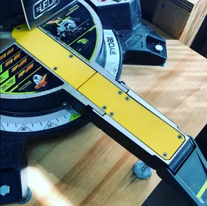 Zero clearance insert for Ryobi EMS254L Mitre saw