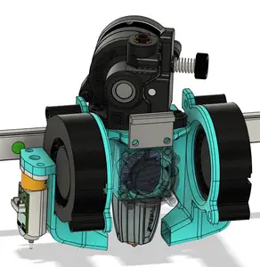 Cobra Toolhead - Linear Rails Direct Drive Mount for Orbiter 2.0 & Rapido Hotend HF (Ender 3, Ender 5, Aquilla, Neptune)