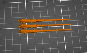 Harry Potter wand keychain