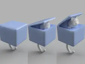 Fixed Box Cat key hook