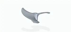 RC Boat Propeller 2 Blade d=4mm D=59mm P=50mm DriveDog Jet Type