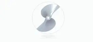 RC Boat Propeller 2 Blade d=4mm D=59mm P=50mm DriveDog