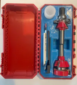 Milwaukee 48-32-9921 Customizable Medium Case Insert for Freud 99-762 Shaker Rail & Stile Router Bit Set