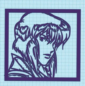 MOTOKO - GITS - WALL ART - 2 VERSIONS