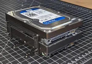Adjustable Dual Hard Drive Caddy for Jonsbo D31 Computer Case