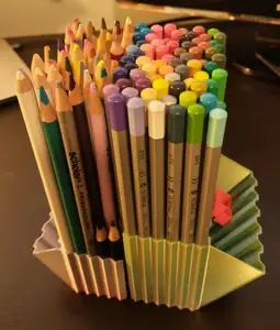 Desk Hex Pencil Holders
