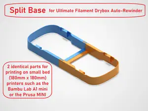 Split Base for Auto-Rewinder for Ultimate Filament Drybox