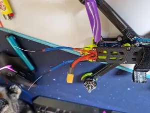Nazgul 5 FPV Drone antenna holder / mount