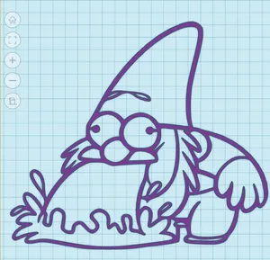 GNOME VOMIT - GRAVITY FALLS - WALL ART