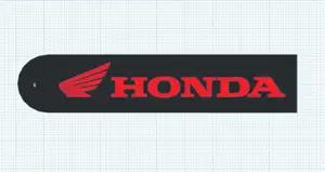 Honda Motorcycle logo & Keychain