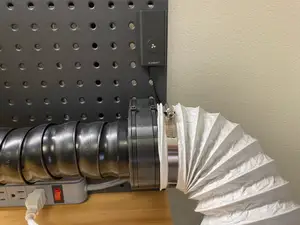 2.5 In Loc-Line to 4 Inch Duct Adapter