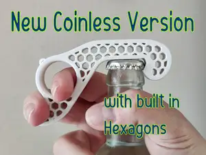 Hexagonal One-Handed Bottle Opener (Updated!)