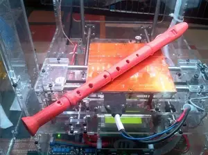 3D printed recorder musical instrument
