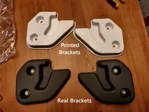 False Floor Cargo Brackets for the Chevy Bolt