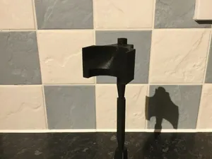 Head support for big hero fighting robot stand