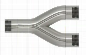 Y Ptfe Coupler for Capricorn PTFE Tube and Pc4-m10 Inserts (Fail)