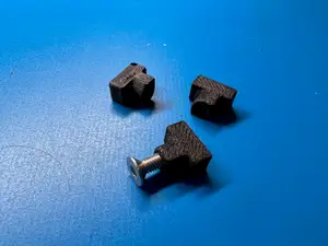 Skadis M3 T-nuts mounting - no M3 nuts or tapping needed
