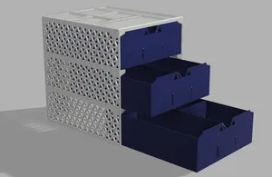 Modular Drawer triangle patern