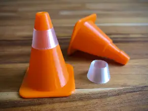 2-Piece TPU Traffic Cone