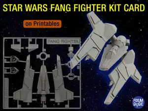 Star Wars Fang Fighter Kit Card