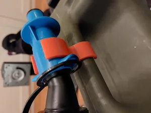 Jerry can safety spout mount spout (Hünersdorff)