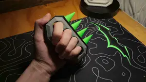 Batman Kryptonite Knuckles (Dull Spikes Available)