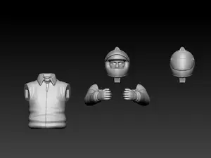 RACE CAR DRIVER FIGURE