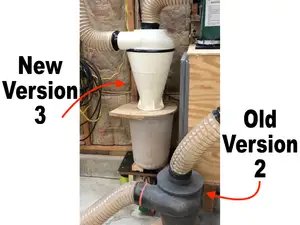 Version 3 - 4"/100mm Cyclone dust separator