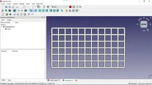 frame for keyboard switches 11x6 #freecad