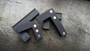 Bambu Lab X1C X1 - top glass spacers with magnets & longer for more glass support