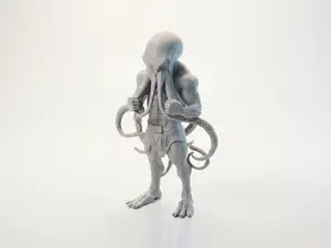 Octopus Man Creature Fantasy Figurine 3D Printable