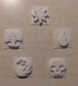 Magic The Gathering Mana & Set Symbol tokens