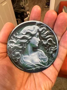 Color Blended Relief Cameo