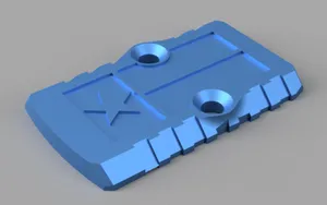 RMR Cover Plate - Texas Flag (for Agency Arms Irons Forward G19 RDS Mount))