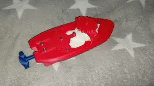 wind-up Bathtub Boat V5 with torodial-propeller