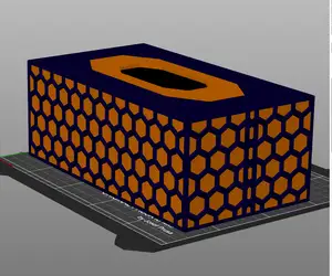 Hexagon Tissue Box Cover (Updated 5/9/2023)