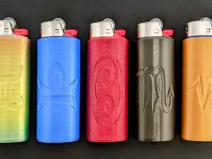 Zodiac Signs Bic Lighter Case or Keychain