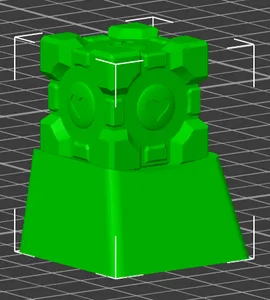 Companion Cube Keycap - Companion Key