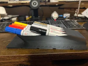 Low Profile Gridfinity paint pen holder