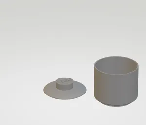 LEGO Head (Tissue) Container